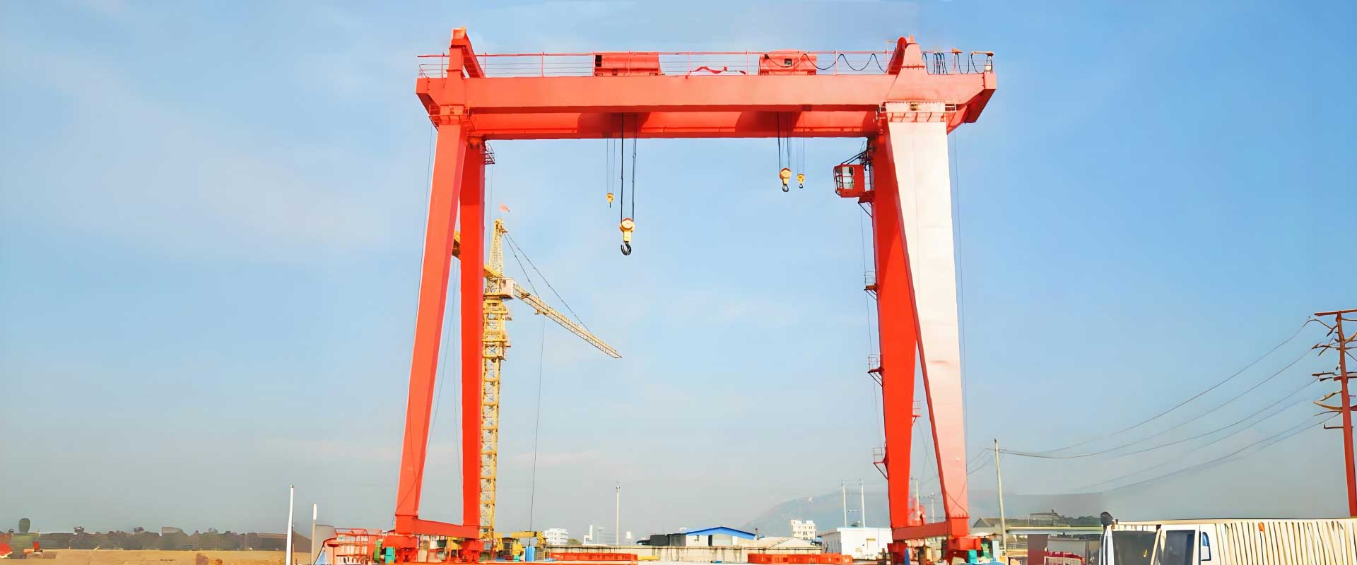 Precast concrete storage yard