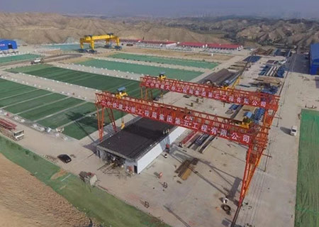 Zhonglan High-Speed Railway Baiyin South Beam Yard
